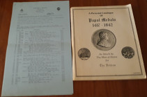 AA.VV. - A pictorial catalogue of papal medals 1417-1942, as struck by the mint of Rome for the Vatican. S.d., ril edit., pp. 135, tantissime ill. b/n...