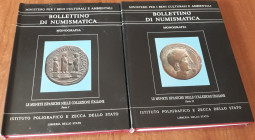 AA.VV. - Le monete ispaniche nelle collezioni italiane, parte I e Ii, Roma, 1986, 2 volumi pp. 438, ill. b/n nel testo, Bollettino di numismatica seri...