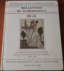 AA.VV.- Bollettino di Numismatica - Volume 30-31 - Doppio volume, Roma, 1998, pp. 421, cartonato lucido. Ill. b/n e a colori nel testo, ottimo stato, ...