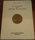 FORESIO G. - le monete della Zecca di Salerno, Salerno, 1988, pp. 57, cartonato telato con incisoni bianche, sovracoperta opaca con incisoni oro, legg...