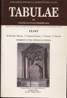AA. - VV. - TABULAE. Centro studi Federiciani. N. 13.14\1. Jesi, 1999. Federico II: tra cronaca e storia. Pp. 210, tav. e ill nel testo. ril ed ottimo...