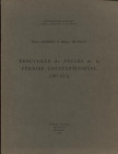 BASTIEN P. - HUVELIN H. - Trouvaille de folles de la periode costantinienne ( 307 - 317 ). Wetteren, 1969. pp. 120, tavv. 23. ril. editoriale, buono s...