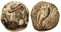 EGYPT, Cleopatra VII, 51-30 BC, Æ10, of Paphos, her head r/cornucopiae, F-VF/F, centered on somewhat crude flan, hilighted dark patina, minor cleaning...