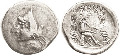 PARTHIA, Phriapatios (or Mithradates I), 185-170 BC, Drachm, Sellw. 10.1, bust l...