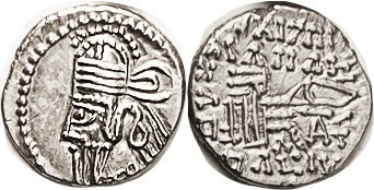 PARTHIA, Osroes II, c. 190 AD, Drachm, Sel.85.1, EF, nrly centered, only sl crud...