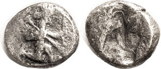 PERSIA, Siglos, c. 450-330 BC, King stg r with spear & bow, S4682 (£75); F, well...