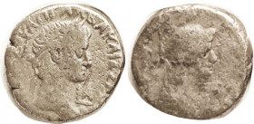 GALBA, Egypt Tet, Bust r, LA/Roma bust r, F/VG, partial obv lgnd, no rev lgnd, silver color, lt porosity, decent portrait with some detail. Ex Roma as...