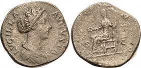 LUCILLA, Sest, IVNO, Juno std l, VF/F, sl squared flan, medium brown patina, faintly grainy, portrait very nice with strong detail (A GVF brought $776...