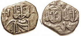 CONSTANTINE V, Follis, S1569, AVF, centered on usual small unround flan, olive-green patina, all 3 portraits reasonably clear. (An AVF brought $81 on ...