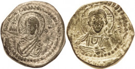 ANONYMOUS, (Romanus IV) Follis, S1867, Christ bust facg/Mary bust facg; VF, obv sl off-ctr, dark green patina with earthen hilighting, good detail bot...