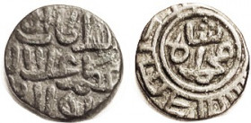 INDIA, Delhi Sultans, Muhammad, 1296-1316, Billon Jital, 17 mm, VF, dark tone.