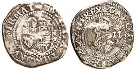 Charles I, 1625-49, 1/2 Groat, bust l./shield, mm plumes, S2824; F or better, crease mark affects top of head; ltly toned.