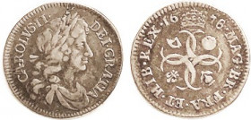 Charles II, Maundy 4 Pence 1678/6, Choice VF, well struck on good metal, nice old toning. Rare. (Compare a 1681, GVF, bringing $307, CNG eAuc 11/19.)
