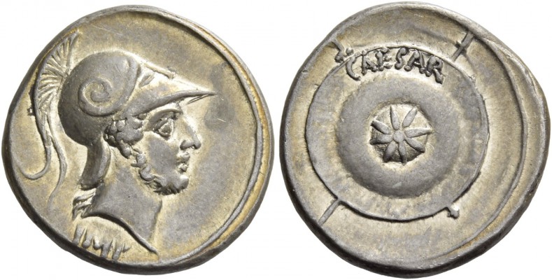 Octavian, 32 – 27. Denarius, Brundisium or Roma Autumn 30-Summer 29 BC, AR 3.91 ...