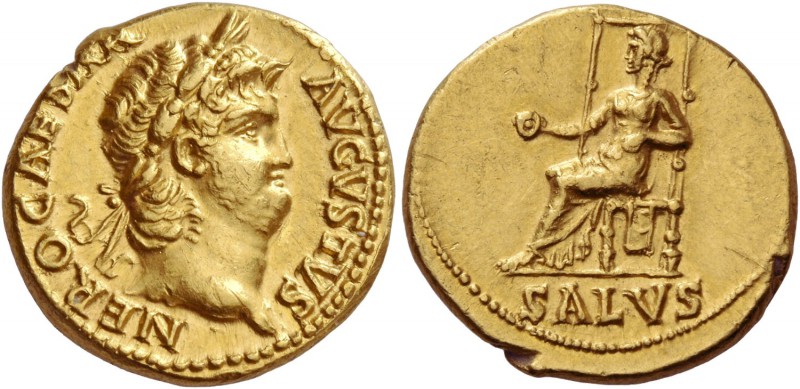 Nero augustus, 54 – 68. Aureus circa 65-66, AV 7.33 g. NERO CAESAR – AVGVSTVS La...