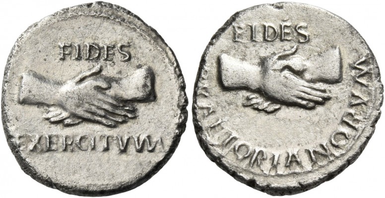The Civil Wars, 68 – 69. Denarius, Southern Gaul (?) circa 69, AR 3.27 g. FIDES ...