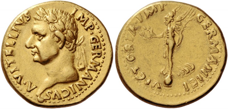 Vitellius, January – December 69. Aureus, Tarraco (?) January-June 69, AV 7.29 g...