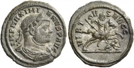 Maximianus augustus, first reign 286 – 305. Quinarius, Siscia 293–305, AR 2.28 g. IMP MAXIMI – ANVS P AVG Laureate, draped and cuirassed bust r. Rev. ...