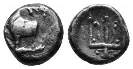 Thrace, Byzantion, c. 387/6-340 BC. AR Hemidrachm. 1.88g