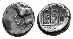 Thrace, Byzantion, c. 387/6-340 BC. AR Hemidrachm. 1.95g