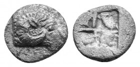 TROAS, Kebren. Circa 5th Century BC. AR Diobol 0.98g