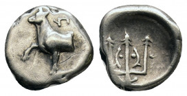Thrace, Byzantion, c. 387/6-340 BC. AR Hemidrachm. 1.75g