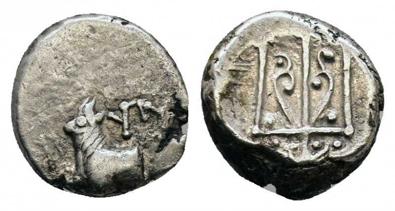 Thrace, Byzantion, c. 387/6-340 BC. AR Hemidrachm. 2,01gr