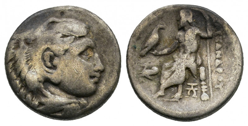 Kings of Macedon. Abydus. Alexander III "the Great" 336-323 BC. Drachm AR Head o...