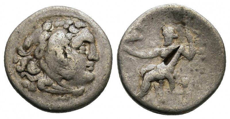 Kings of Macedon. Uncertain. Alexander III "the Great" 336-323 BC. Drachm AR Hea...