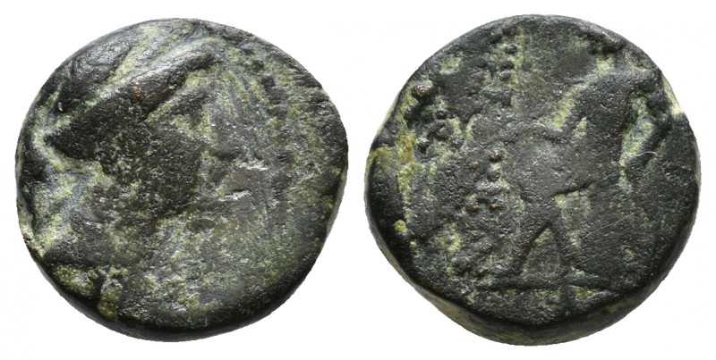 SELEUKID KINGS OF SYRIA. Antiochos I Soter (281-261 BC). Ae. Antioch Diademed he...