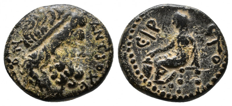 SYRIA, Antioch, Civic Issue. Year 115 (66/67 AD) under Nero. ΑΝΤΙΟΧΕΩΝ, diademed...