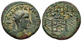 Roman Provincial BITHYNIA. Nicaea. Quietus, usurper, 260-261. Oktassarion TIT (or TI) ΦΟYΛ IOY KYHTOC CEB. Radiate, draped and cuirassed bust of Quiet...