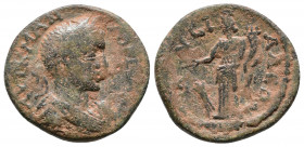 Phrygia, Lysias. Gordian III. 238-244 ΑΥΤ Κ Μ ΓΟΡΔΙΑΝΟϹ, laureate, draped and cuirassed bust of Gordian III, r., seen from front / ΛΥϹΙΑΔƐΩΝ, Tyche st...