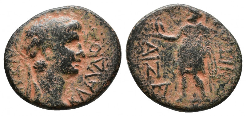 Phrygia. Aizanis . Claudius AD 41-54.KΛAYΔIOΣ KAIΣAΡ, laureate head right / AIZA...