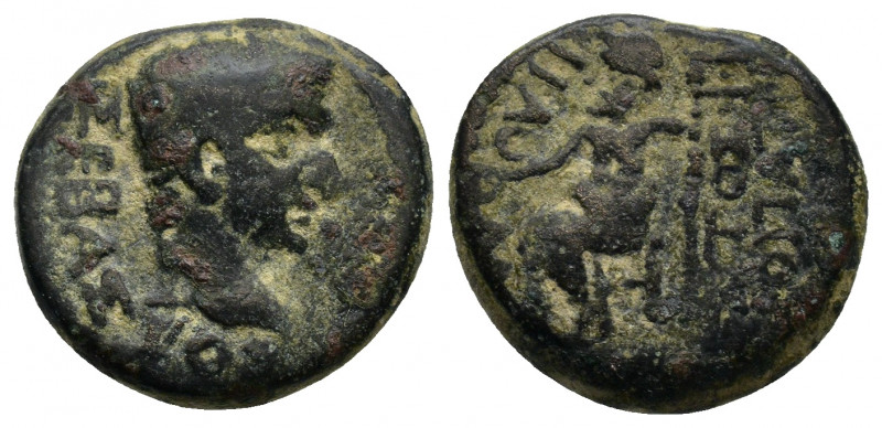 PHRYGIA. Philomelium. Tiberius (AD 14-37). Hemiassarion. Titos Philopatris, magi...