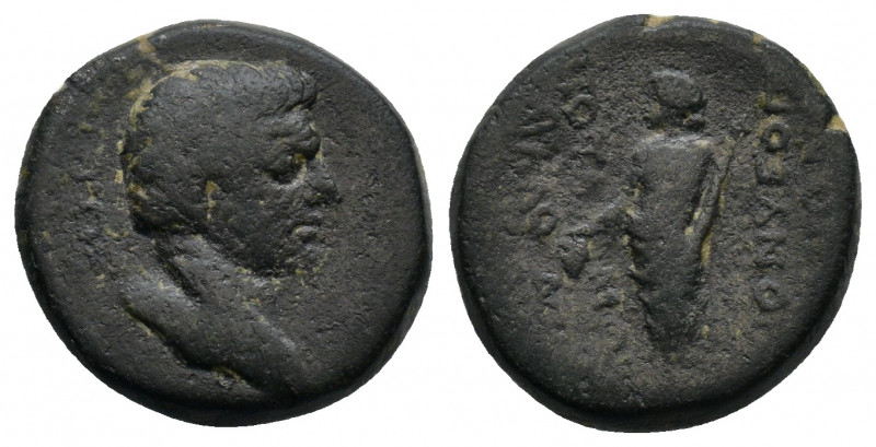 PHRYGIA. Dionysopolis. Tiberius (14-37). Idomeneus, philopatris Obv: ΣΕΒΑΣΤΟΣ. B...