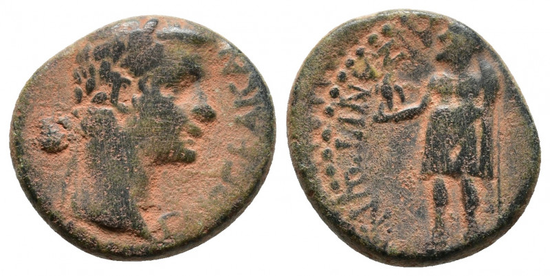 Phrygia, Aizanis. Gaius Caligula. A.D. 37-41. AE (19.7 mm, 4.63 g, 11 h). Medeos...