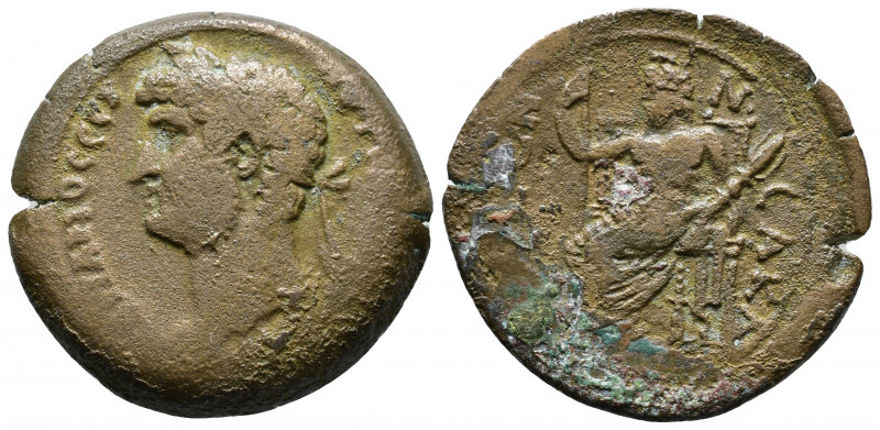 EGYPT. Alexandria. Hadrian, 117-138. Drachm RY 19 = 134/5. [ΑΥΤ ΚΑΙC ΤΡΑΙΑΝ ΑΔΡ]...