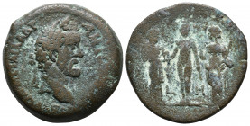 EGYPT, Alexandria. Antoninus Pius. AD 138-161. Dated RY 8 (AD 144-5). ΑVΤ Κ Τ ΑΙΛ ΑΔΡ(Ι) ΑΝΤⲰΝƐΙΝΟϹ ϹƐΒ ƐVϹ; laureate head of Antoninus Pius, r. / L Η...