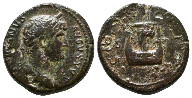 Hadrian 117-138, Semis, 3.66g: Obv: HADRIANVS AVGVSTVS, laureate bust of Hadrian...