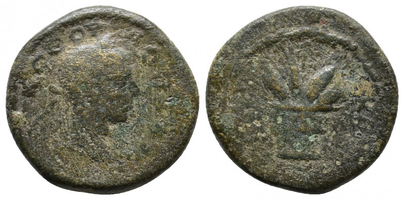 Cappadocia, Caesarea. Severus Alexander 222-235. Laureate and draped bust of Sev...