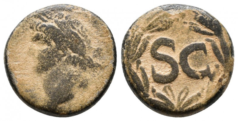 Seleucia and Piera, Syria, Antioch. Domitian 81.96. Laureate head left / S C in ...