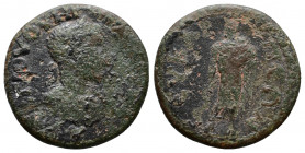 Phrygia. Eukarpeia. Maximinus I Thrax AD 235-238. ΑΥΤ Κ Γ ΙΟΥ ΟΥΗΡ ΜΑΞΙΜƐΙΝΟϹ; laureate and cuirassed bust of Maximinus, r., seen from front / ƐΥΚΑΡΠƐ...