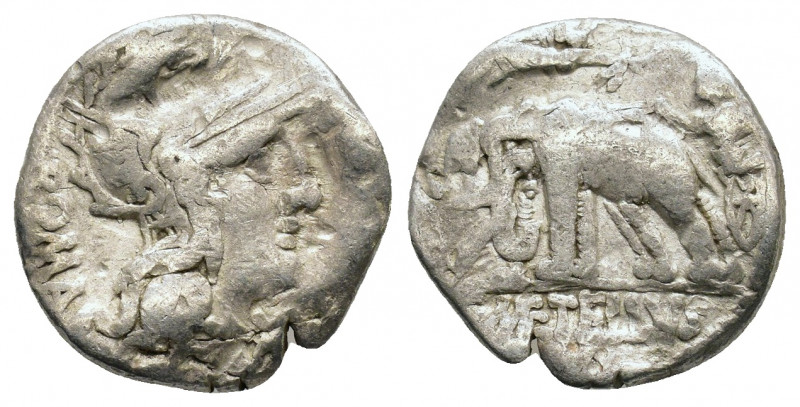 C. Caecilius Metellus Caprarius, moneyer. AR Denarius minted at Rome, 125 BC. He...