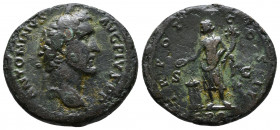 Antoninus Pius, 138-161. As Ӕ, Rome, 139. ANTONINVS AVG PIVS P P Laureate head of Antoninus Pius to right. Rev. TR POT COS II / S - C / G P R Genius, ...