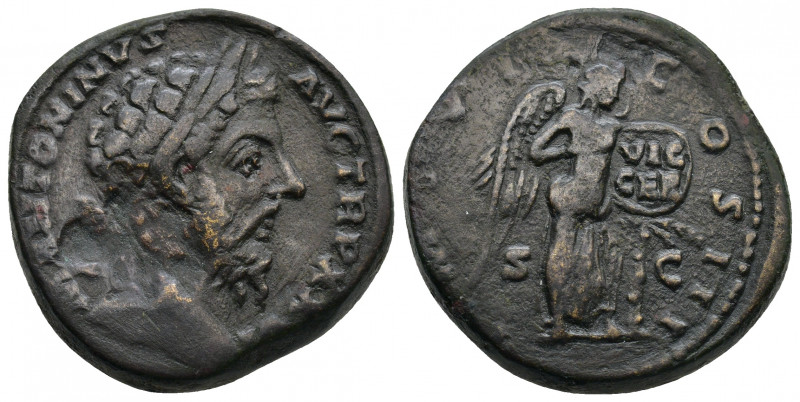 Marcus Aurelius, 161-180. Ӕ Sestertius, struck AD 171-2. M ANTONINVS AVG TR P XX...