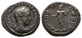 Severus Alexander, 222-235, Rome, 226. IMP C M AVR SEV ALEXAND AVG Laureate and draped bust of Severus Alexander to right. Rev. PAX AVG Pax advancing ...