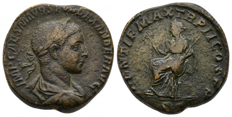 Severus Alexander (222-235). Sestertius. Rome, AD 223. Obv: IMP CAES M AVR SEV A...