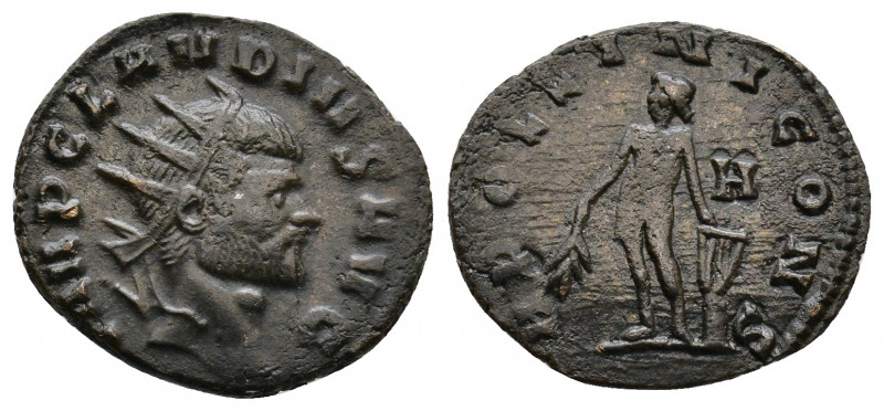 Claudius Gothicus (268-270). Antoninianus. Rome. Obv: IMP CLAVDIVS AVG. Radiate ...