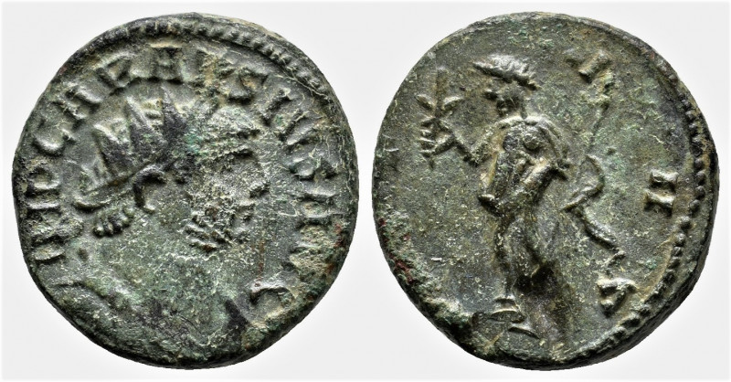 Carausius 286-293. BI Radiate. London, no mintmark, AD 287-290. IMP CARAVSIVS AV...